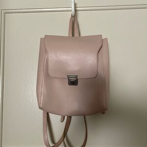 Vintage Brandy Melville Pink Leather Mini Backpack